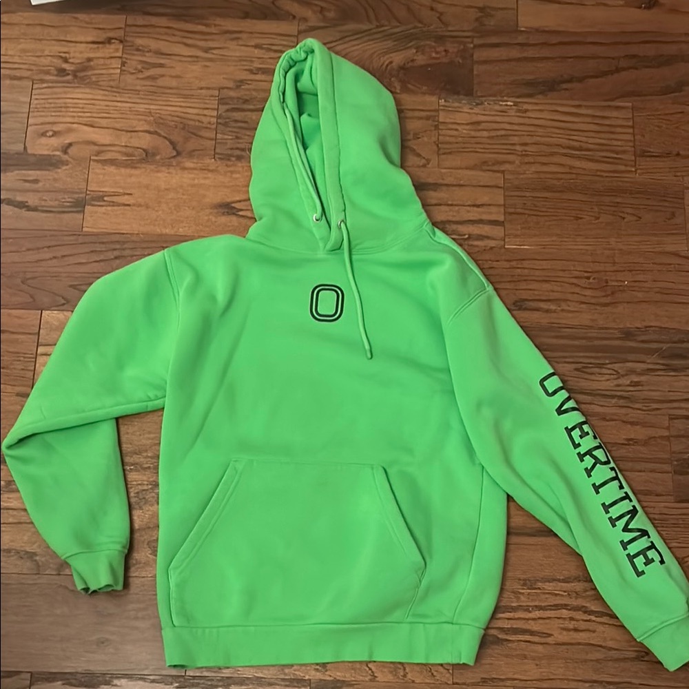 Men's OVERTIME Green Hoodie